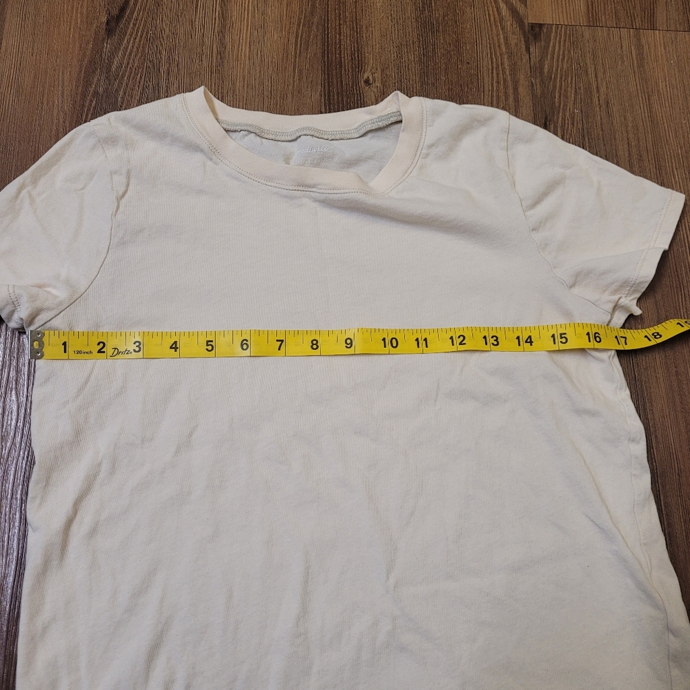 Madewell Soft Fade Cream T-Shirt used good‎ condition. - Picture 3 of 7